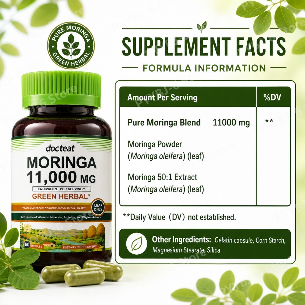 Moringa 11000mg Groene Kruiden - Green Herbal Wellness recensie en prijs