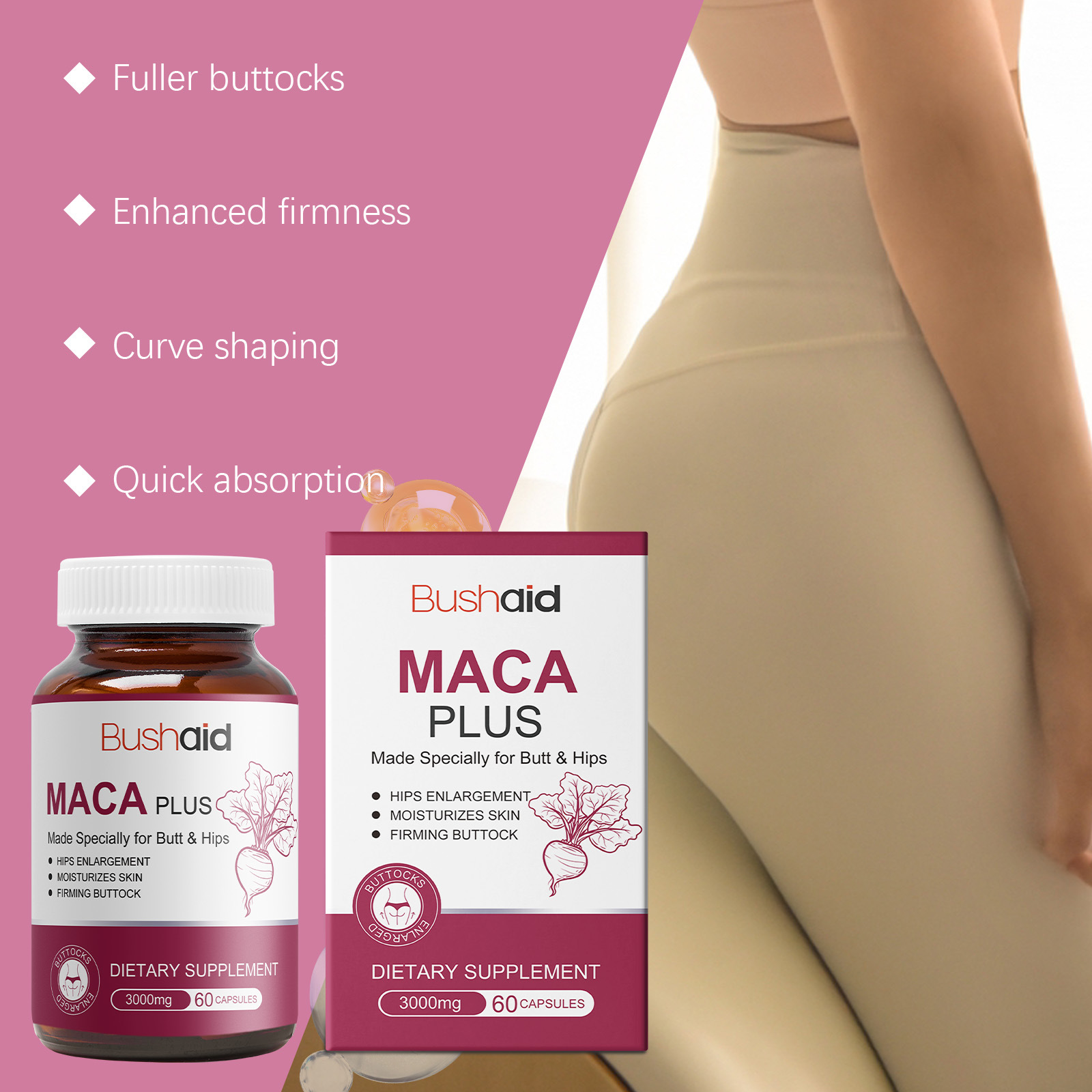 Natuurlijke plantaardige maca- - Herbal Weight recensie en prijs