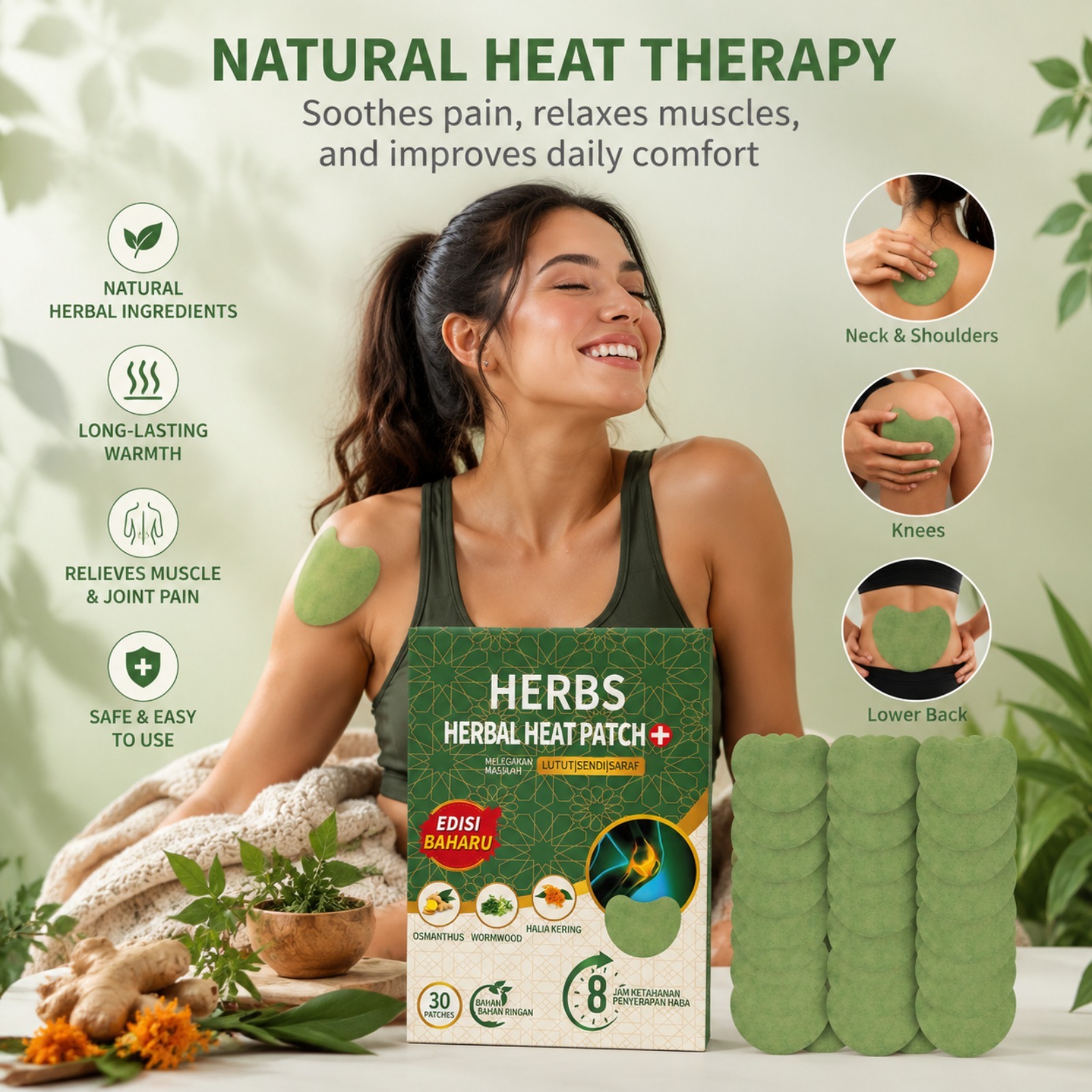 30 stuks kruiden-kniepleisters - Herbal Zone recensie en prijs